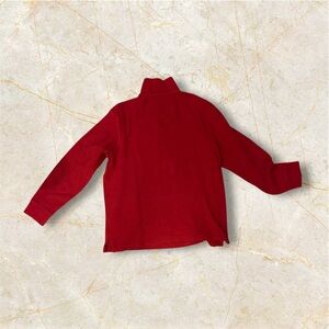 Polo by Ralph Lauren Men's Classic Red Zip-Up Sweater